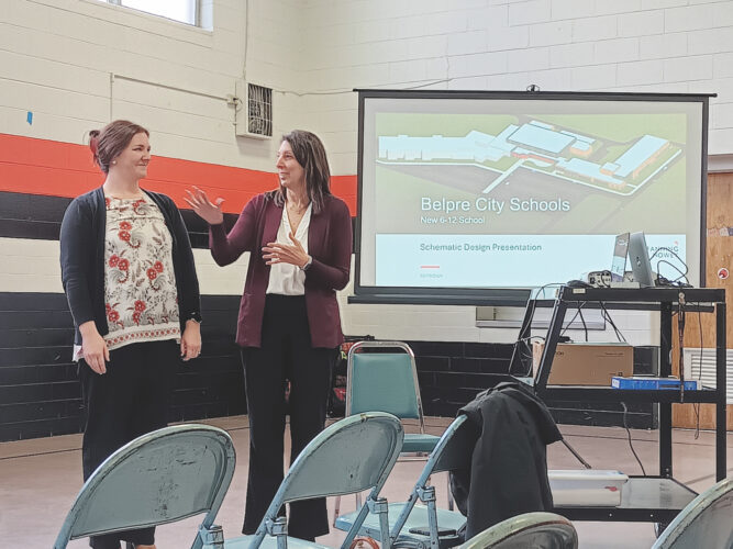 Belpre Board of Education recognizes student, receives update on new school building